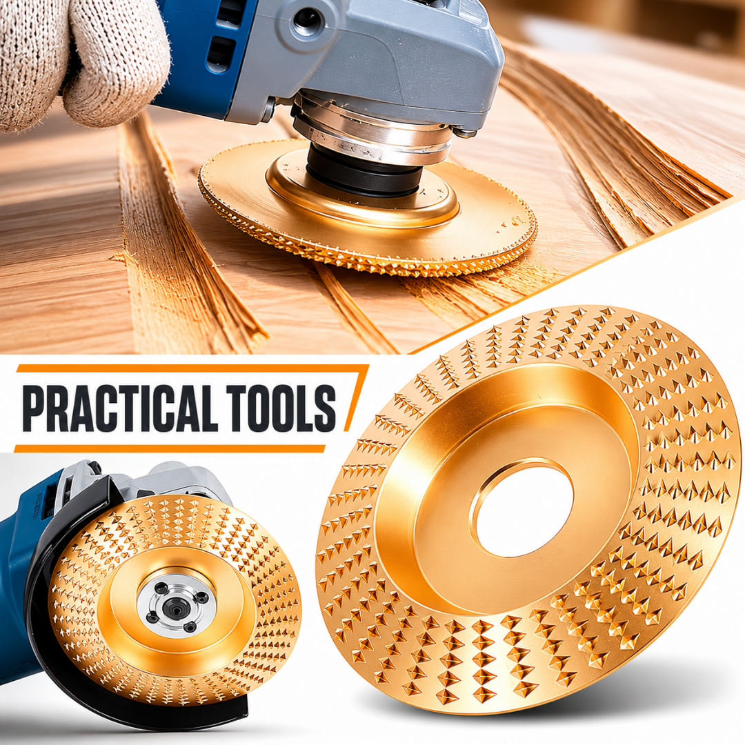 Heavy-Duty Wood Carving Disc Set (3PCS)