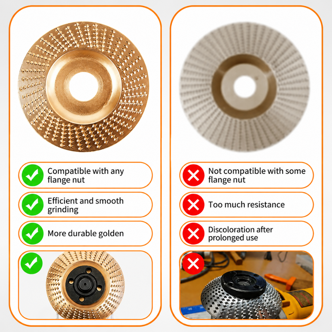 Heavy-Duty Wood Carving Disc Set (3PCS)