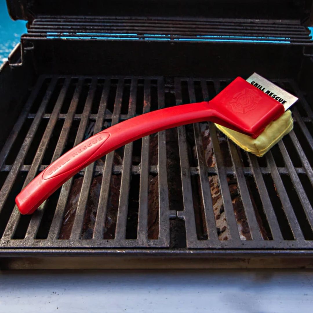 Grill Rescue™ Griddle Brush – Bristle-Free