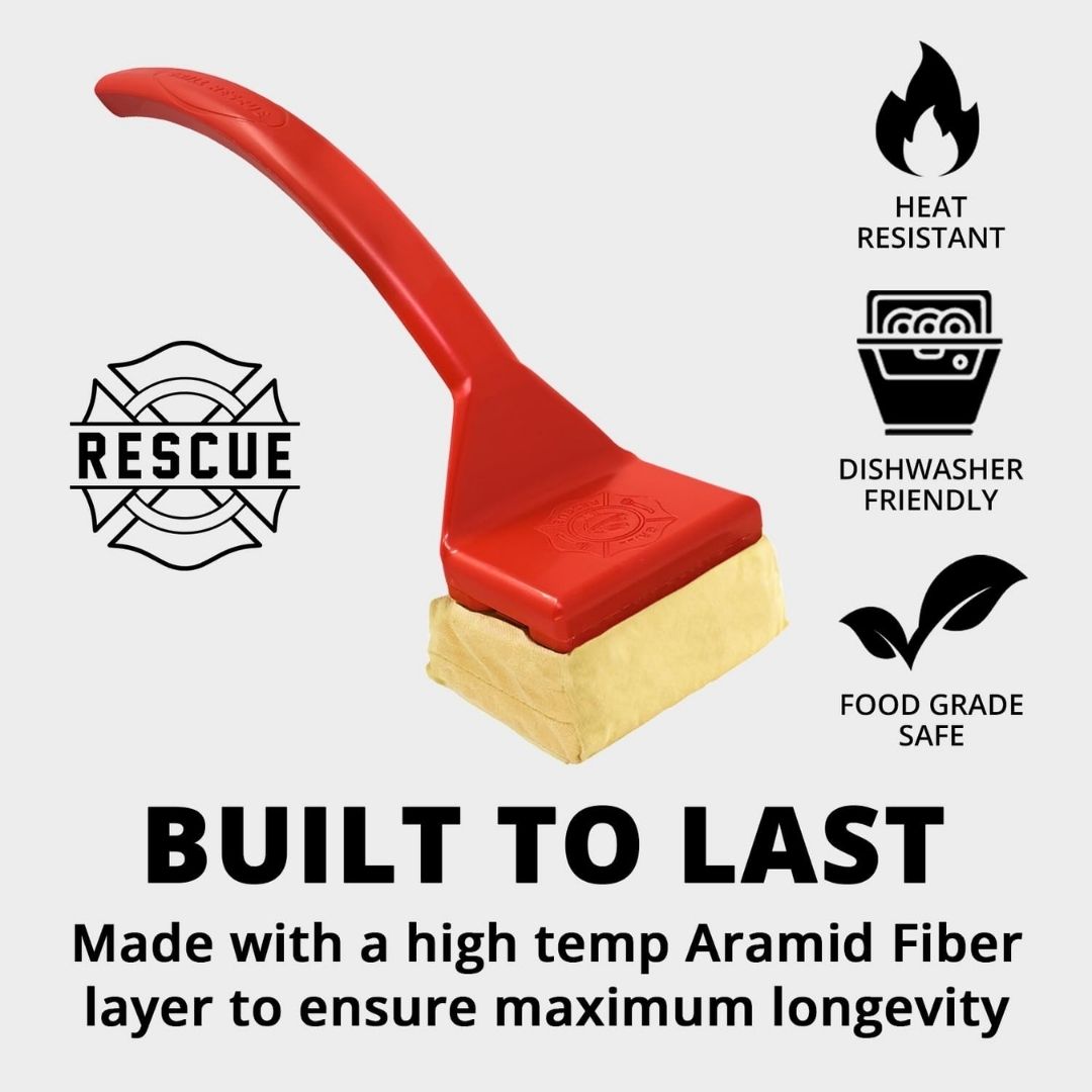 Grill Rescue™ Griddle Brush – Bristle-Free