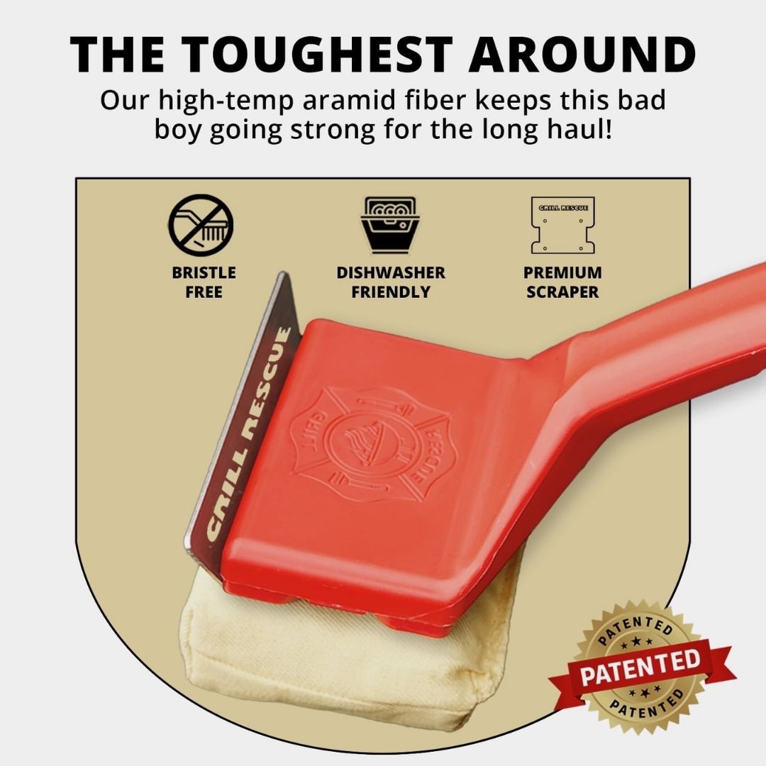 Grill Rescue™ Griddle Brush – Bristle-Free