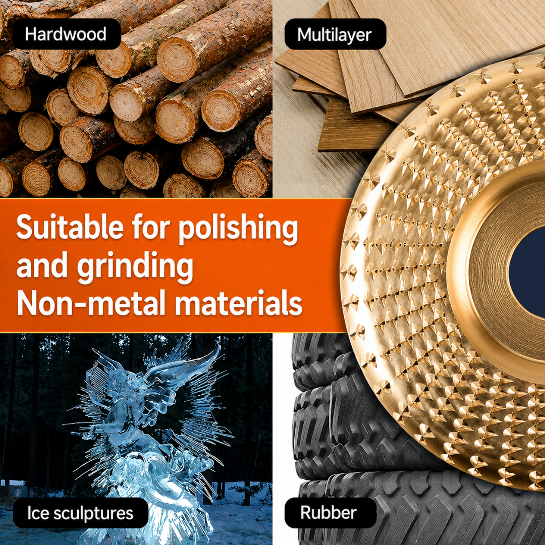 Heavy-Duty Wood Carving Disc Set (3PCS)