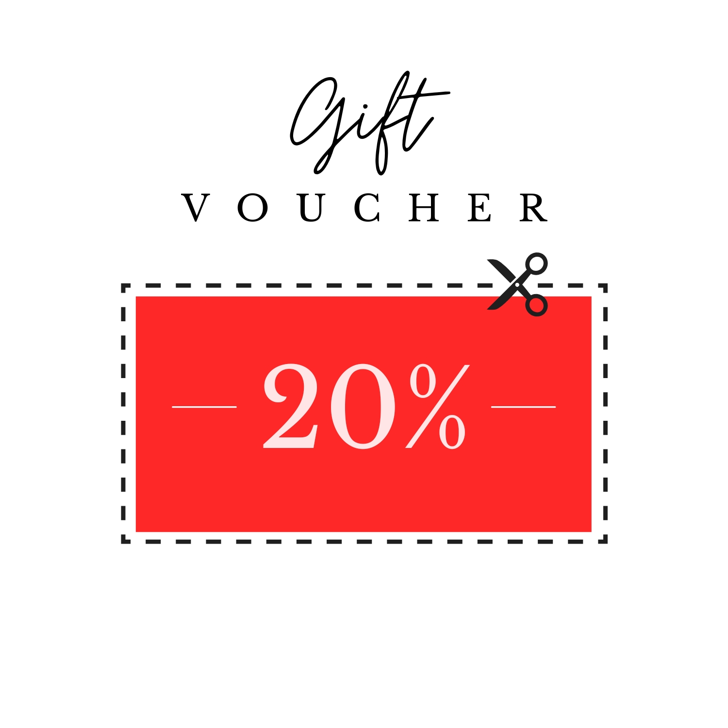 20% Off Gift Card for your next purchase
