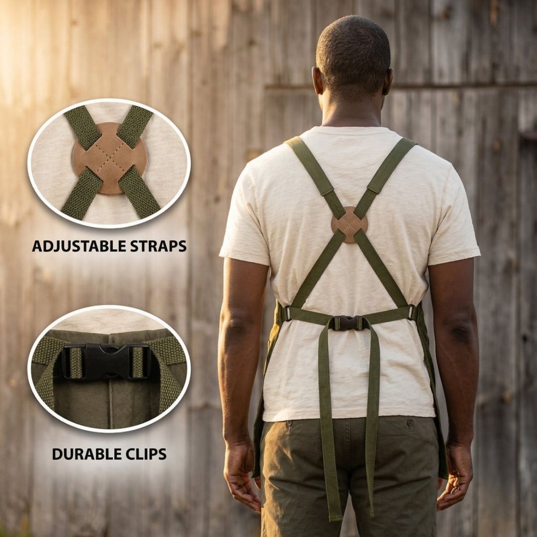 THE GRANGE CARRIER - Hands-Free Harvest Apron