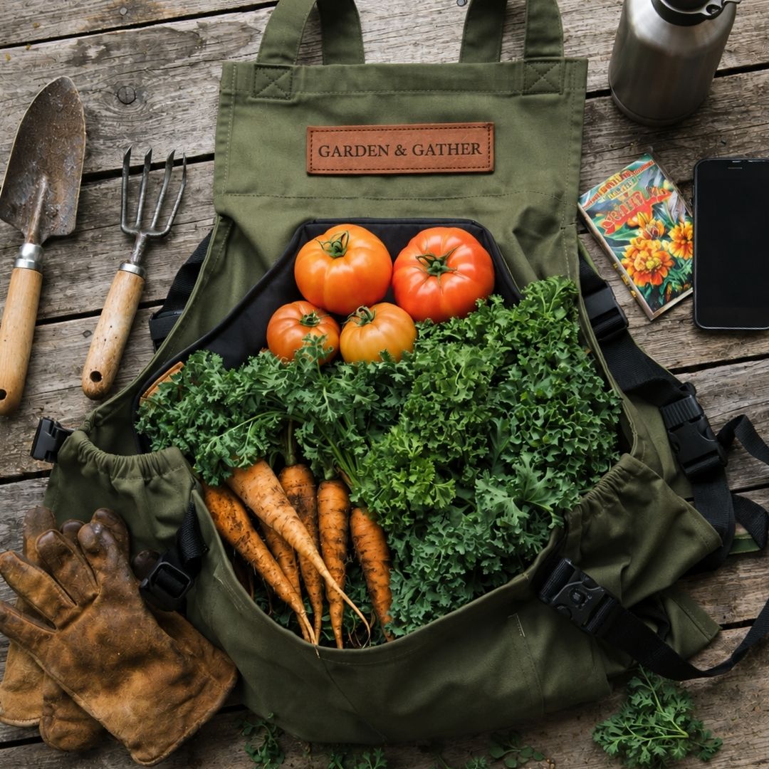 THE GRANGE CARRIER - Hands-Free Harvest Apron