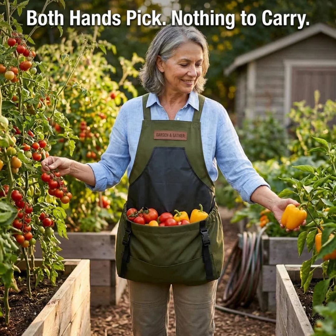 THE GRANGE CARRIER - Hands-Free Harvest Apron