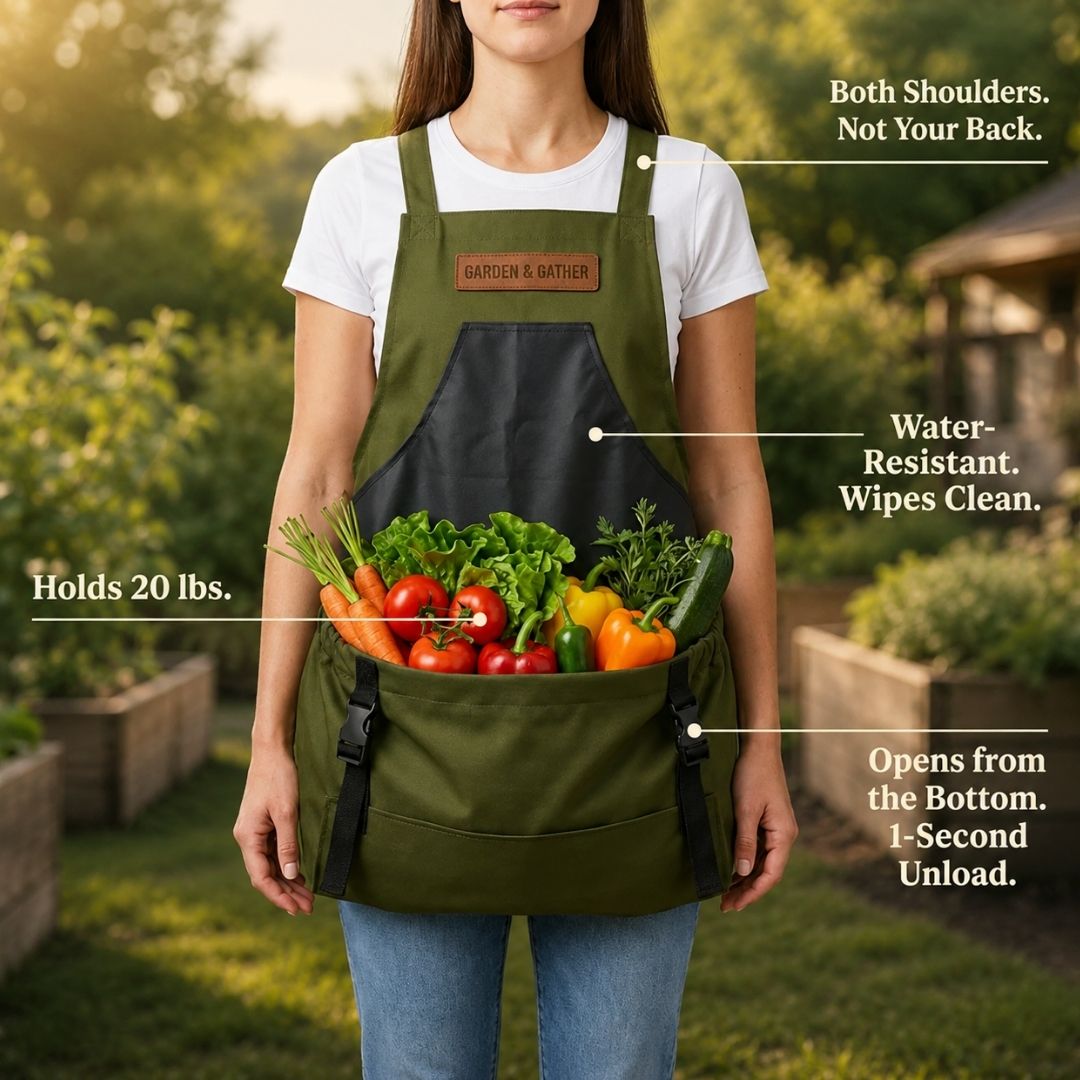 THE GRANGE CARRIER - Hands-Free Harvest Apron